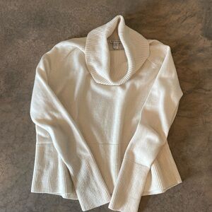 Cream cashmere mix sweater